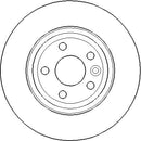 Disctech Brake Disc - Fits Land rover - ABD3271 - Rear Axle