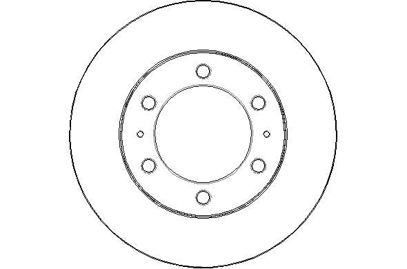 Disctech Brake Disc - Fits Toyota - ABD2199 - Front Axle