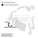 Borg & Beck Turbo Hose Part No -BTH1373