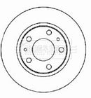 Borg & Beck Brake Disc Pair Part No -BBD4412