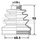 First Line Cv Joint Boot Kit Part No -FCB6300