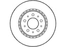 Disctech Brake Disc - Fits Honda, Volvo - ABD2684 - Front Axle