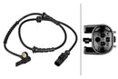 HELLA 6PU 358 217-241 Sensor, wheel speed - 2-pin connector