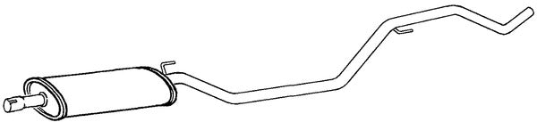 Klarius GM454J - Box With Centre Pipe