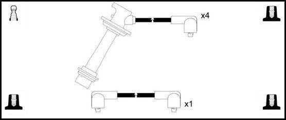 ElectroSpark Ignition Lead Set - OEK317