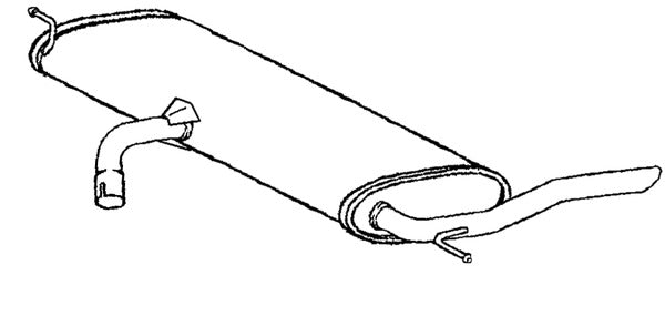 Klarius VW954H - Box With Tail Pipe