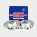 Borg & Beck Brake Disc Pair Part No -BBD4678