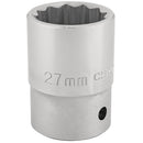 Draper Expert 27mm 12pt Socket 3/4DR Bulk - 16696