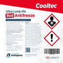 Cooltec Red Antifreeze - 199 Litre Barrel