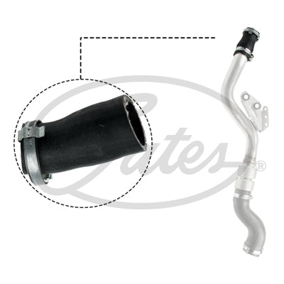 Gates Turbo Charger Hose - 09-0568
