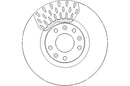 Disctech Brake Disc - Fits Mini, Peugeot - ABD3162 - Front Axle