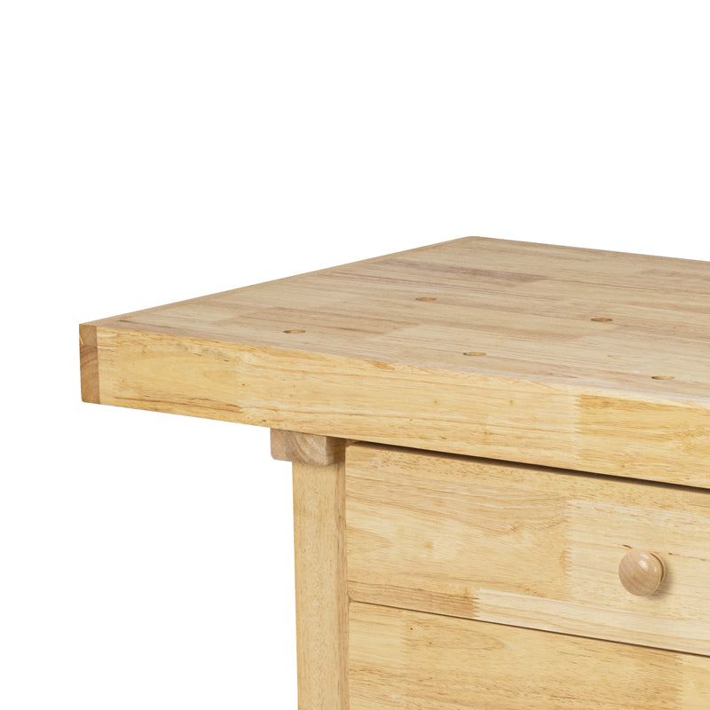 SIP Professional Hardwood 4-Drawer Workbench