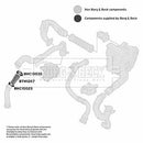 Borg & Beck Turbo Hose Part No -BTH1287