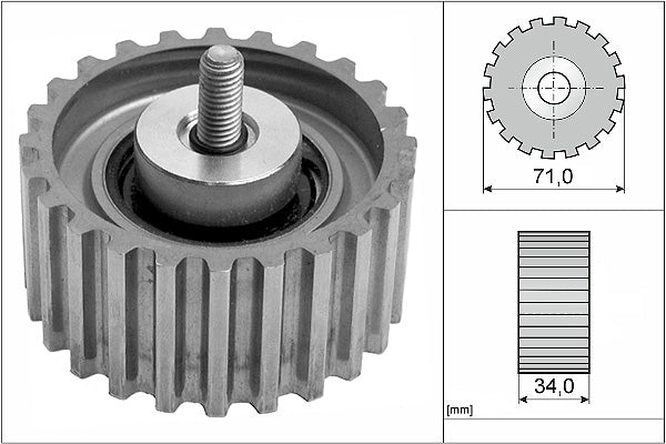INA Deflection/Guide Pulley - Timing Belt - Part No - 532044110