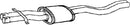 Klarius BM363L - Box With Centre Pipe  - Fits BMW 320 2.2 i