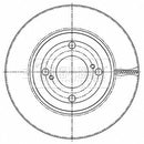 Borg & Beck Brake Disc Pair Part No -BBD5520