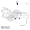 First Line Air Filter Hose Part No -FTH1474