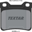 Peugeot, Brake Pad Set - Textar 2127803