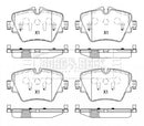Borg & Beck Front Brake Pad Set -BBP2527