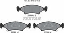 Textar Brake Pad Set - 2338401