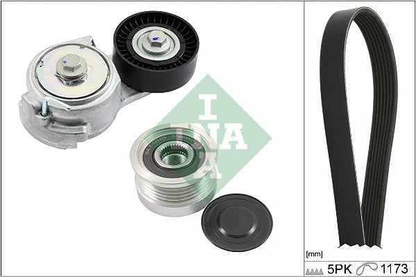 INA V-Ribbed Belt Set - Part No - 529047820