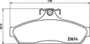 Mintex Brake Pad Set fits -Mitsubishi MDB3328 (also fits other vehicles)