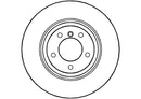 Disctech Brake Disc - Fits Bmw, Land rover - ABD2171 - Front Axle