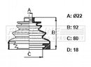 First Line Cv Joint Boot Kit Part No -FCB6322