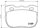 Mintex Brake Pad Set fits -Land Rover Metrocab MLB115 (also fits other vehicles)