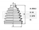 First Line Cv Joint Boot Kit Part No -FCB6389