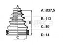 Borg & Beck Cv Joint Boot Kit Part No -BCB6393