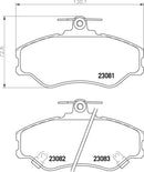 Mintex Brake Pad Set fits -Hyundai MDB1762 (also fits other vehicles)