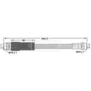 Borg & Beck Brake Hose Part No -BBH6966
