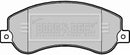 Borg & Beck Front Brake Pad Set -BBP2281