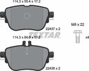 Textar Brake Pad Set - 2243701