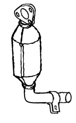 Klarius 325321 - Catalyst Type Approved  - Fits Fiat 500 1.3L Cat