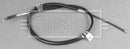 Borg & Beck Brake Cable- LH Rear -BKB3144