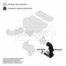 Borg & Beck Air Filter Hose Part No -BTH1472