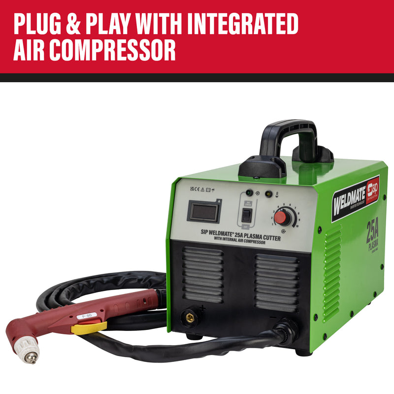 SIP WELDMATE® 25A Inverter Plasma Cutter with Internal Compressor