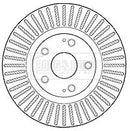 Borg & Beck Brake Disc Pair Part No -BBD4605