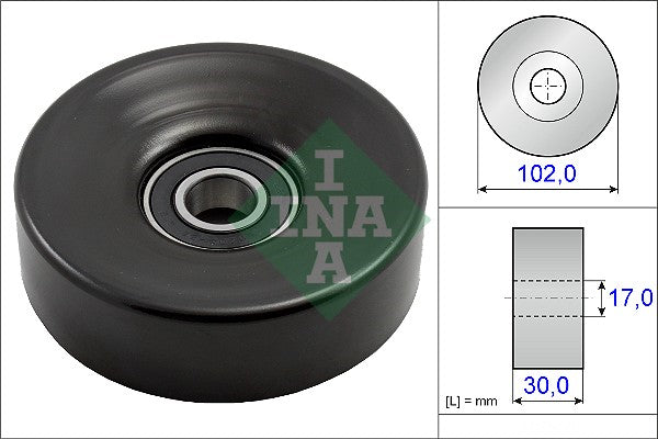 INA Tensioner Pulley - V-Ribbed Belt - Part No - 531083110