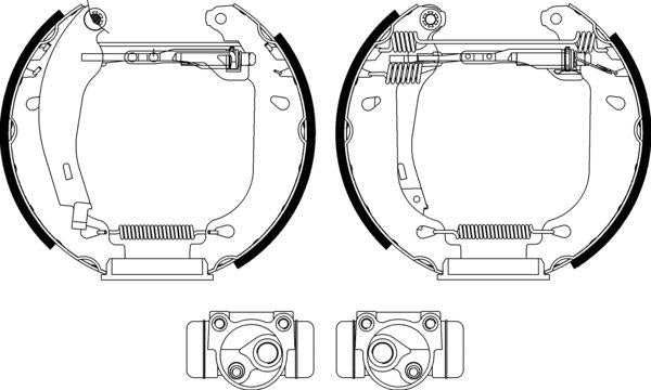 Mintex Brake Shoe Kits fits -Citroën MSP079 (also fits other vehicles)