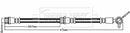 Borg & Beck Brake Hose Part No -BBH8473
