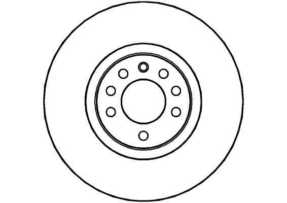 Disctech Brake Disc - Fits Hyundai, Opel - ABD2933 - Front Axle