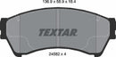Textar Brake Pad Set - 2458201