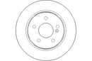 Disctech Brake Disc - Fits Mercedes-benz - ABD3001 - Rear Axle