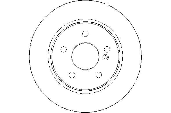Disctech Brake Disc - Fits Mercedes-benz - ABD3001 - Rear Axle