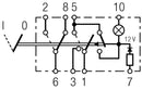 HELLA 6GM 004 570-067 Switch - Flip Switch Control - I->0 - Number of connectors: 4 - Quantity 50
