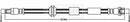 Borg & Beck Brake Hose Part No -BBH8053