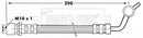 Borg & Beck Brake Hose Part No -BBH7286